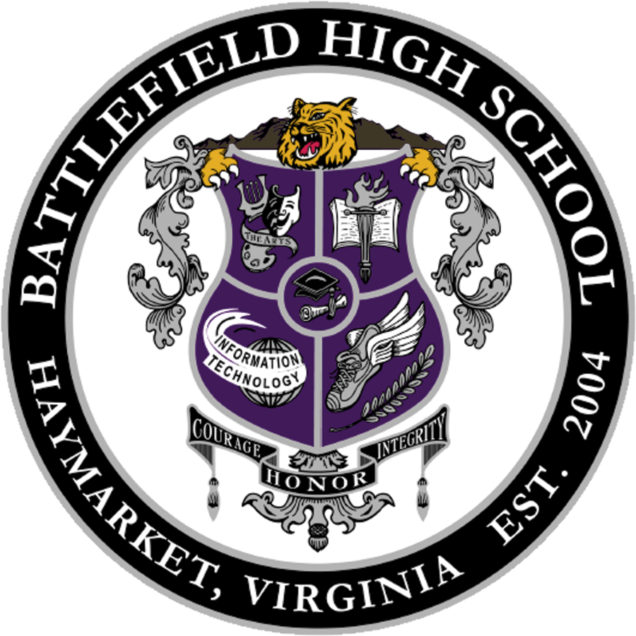 the seal of Battlefield High School